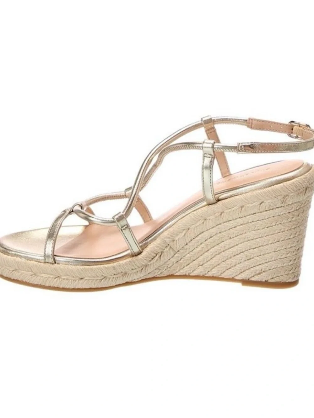 New Stuart Weitzman Nilla Espadrille Platform Wedge Sandal